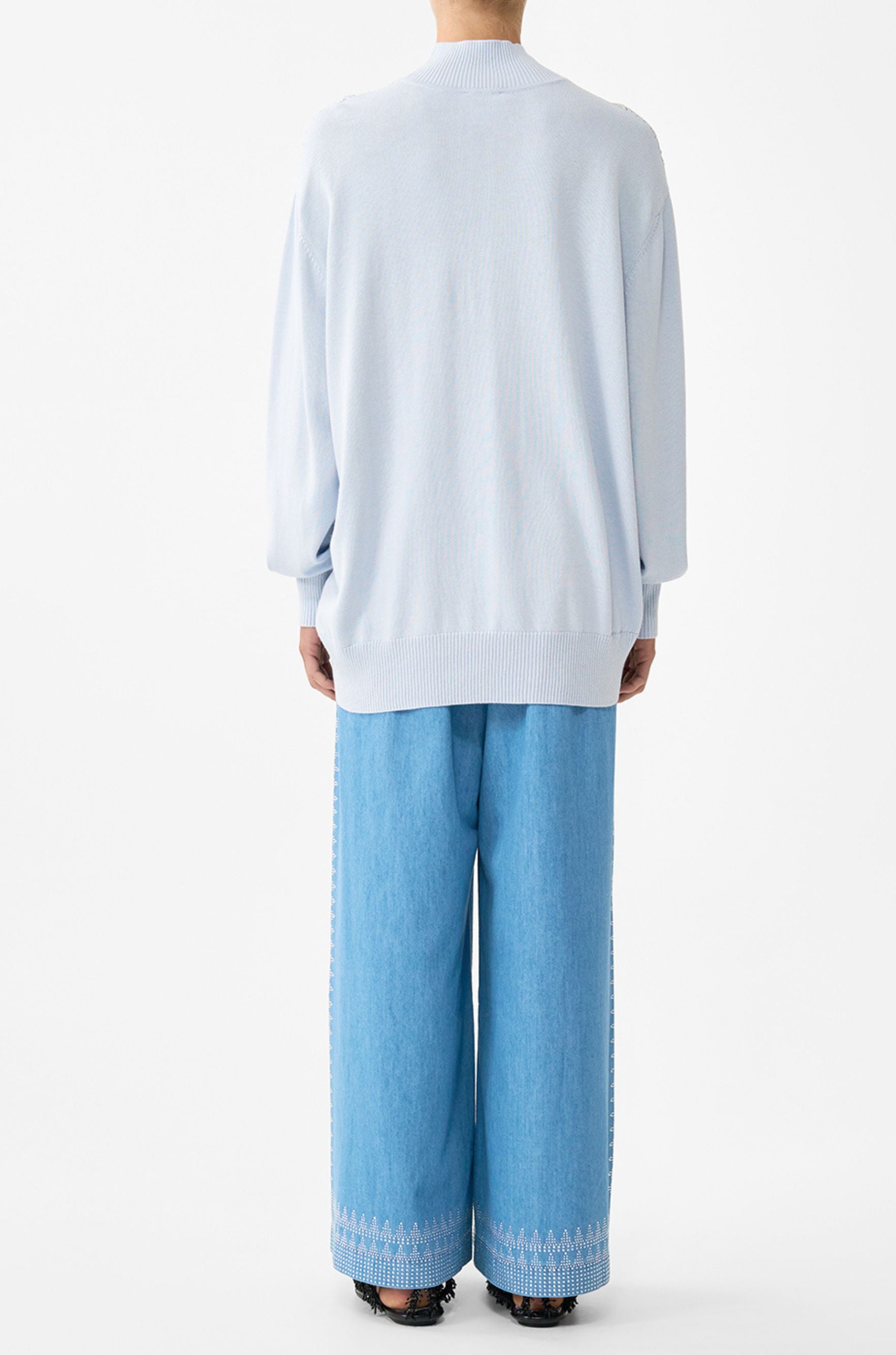 Camilla - The Hum Of The Alhambra Silk Front Turtle Neck Knit