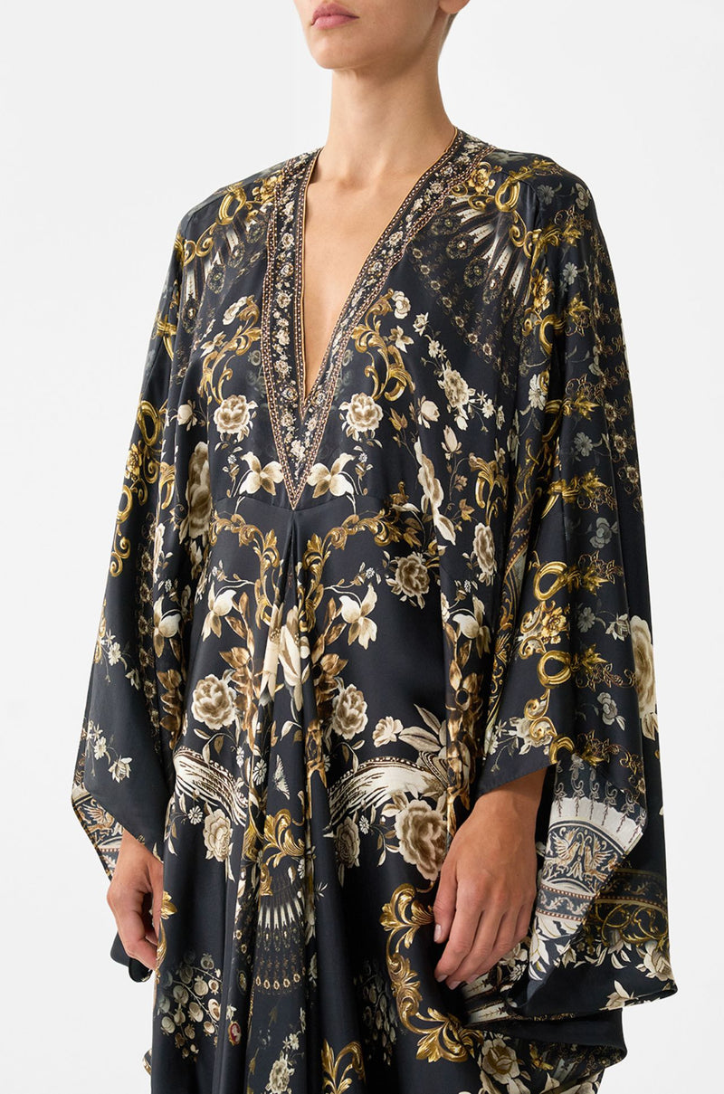 Camilla - Flamenco Folklore T Shape Long Kaftan
