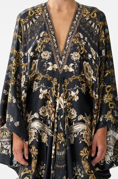 Camilla - Flamenco Folklore T Shape Long Kaftan