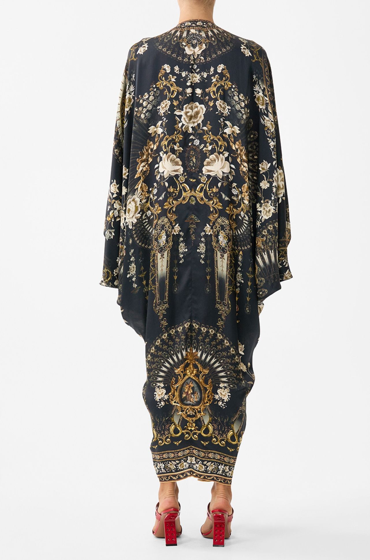 Camilla - Flamenco Folklore T Shape Long Kaftan