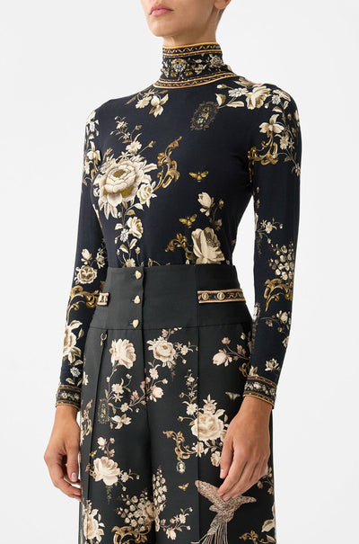 Camilla - Flamenco Folklore Jersey Turtleneck