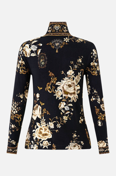 Camilla - Flamenco Folklore Jersey Turtleneck