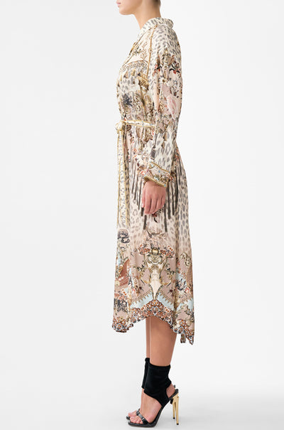 Camilla - Aranjuez Animalia Shirt Dress w Back Button Detail