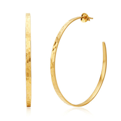 Nicole Fendel - Carrie Hoops in Gold