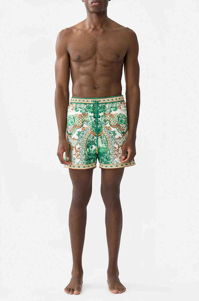 Camilla - Corridor Of Calm Mid Length Boardshort