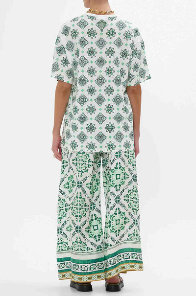 Camilla - Corridor Of Calm Tuck Front Pant