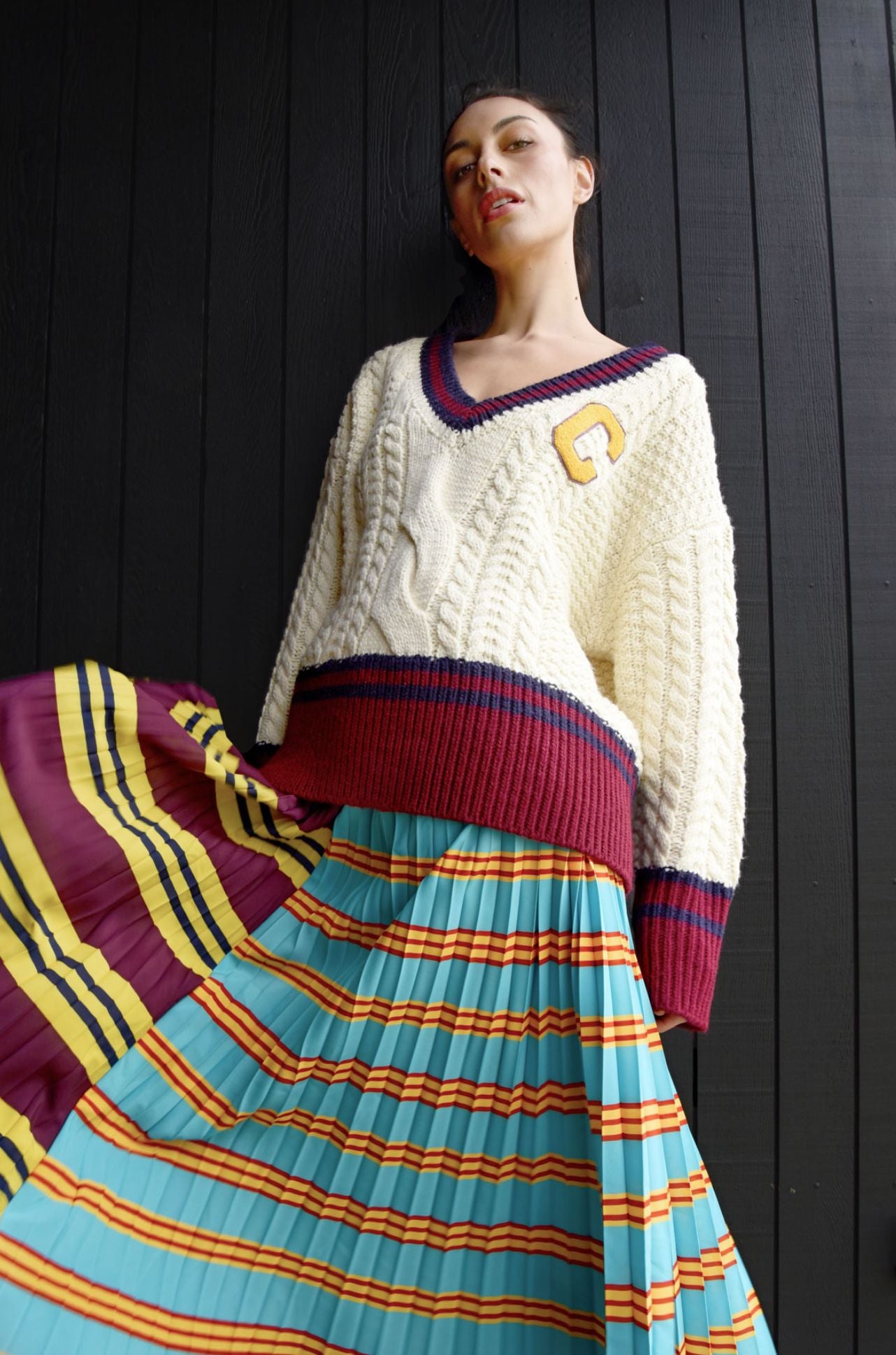 Cooper - Preppy Pop Jumper Around Knit