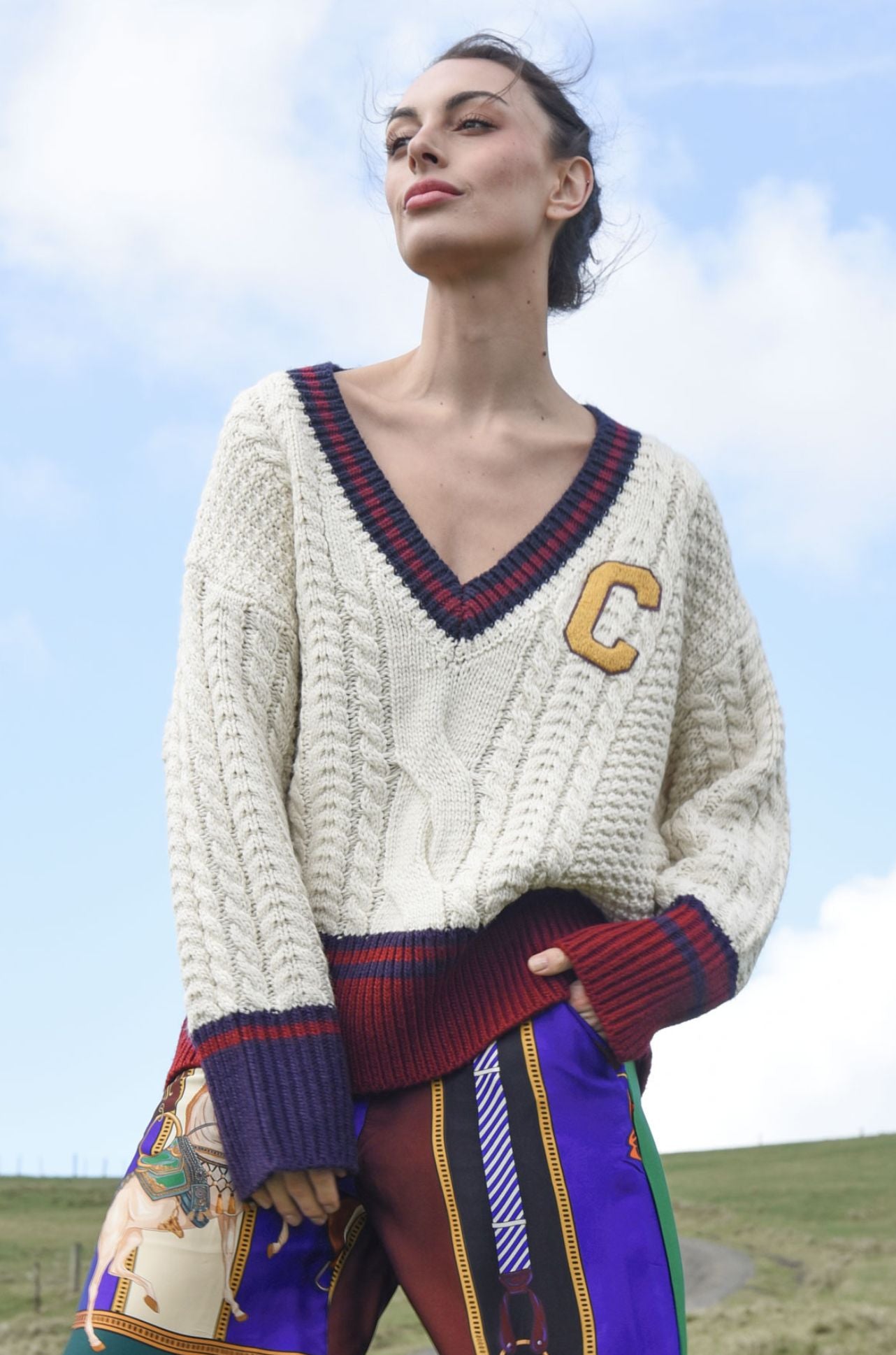 Cooper - Preppy Pop Jumper Around Knit