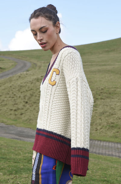 Cooper - Preppy Pop Jumper Around Knit