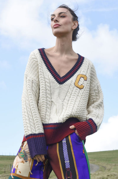 Cooper - Preppy Pop Jumper Around Knit