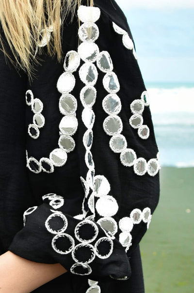 Cooper - A Mirror Party Just Casually Shirt in Black