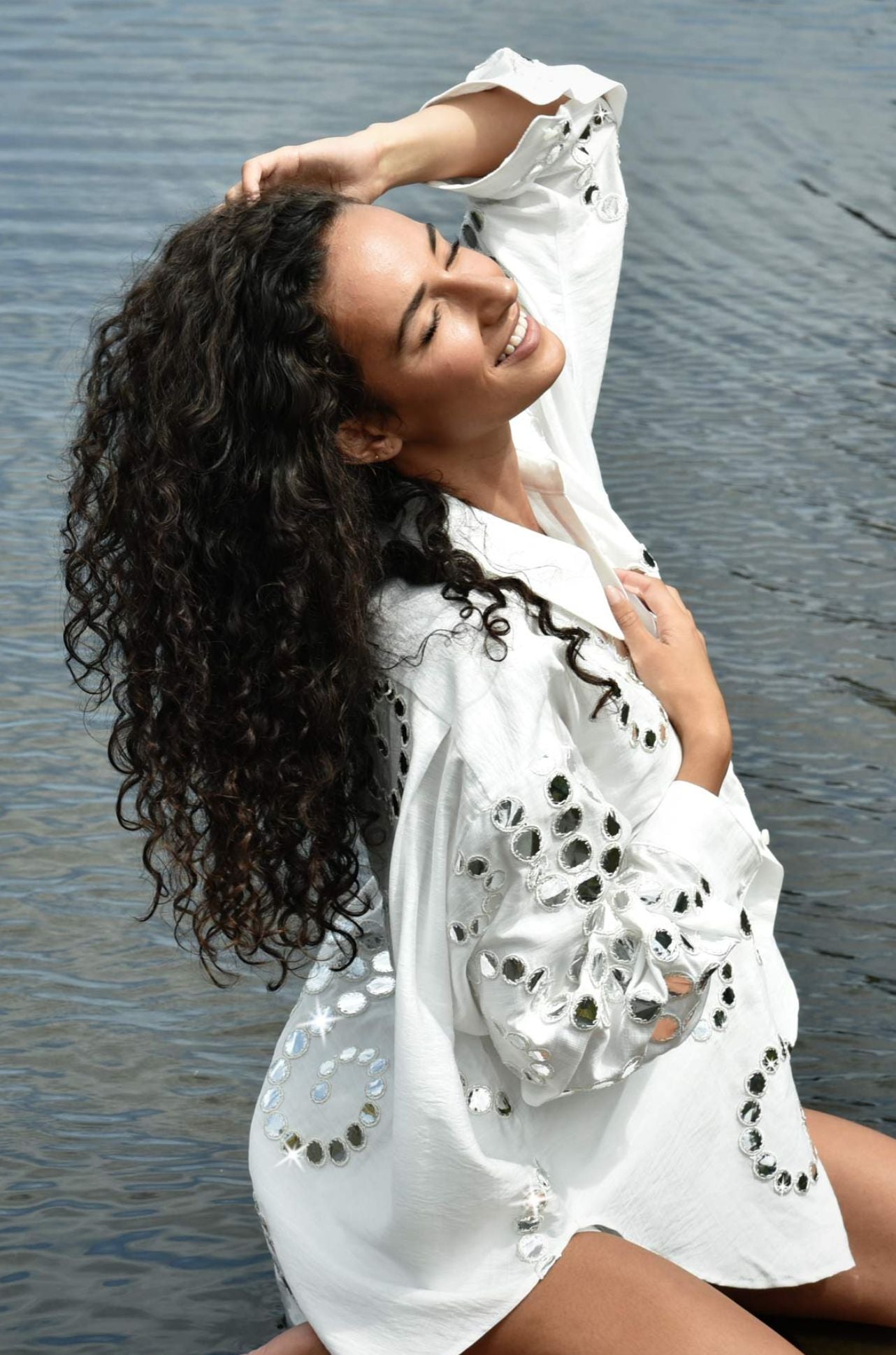 Cooper - A Mirror Party Just Casually Shirt in White