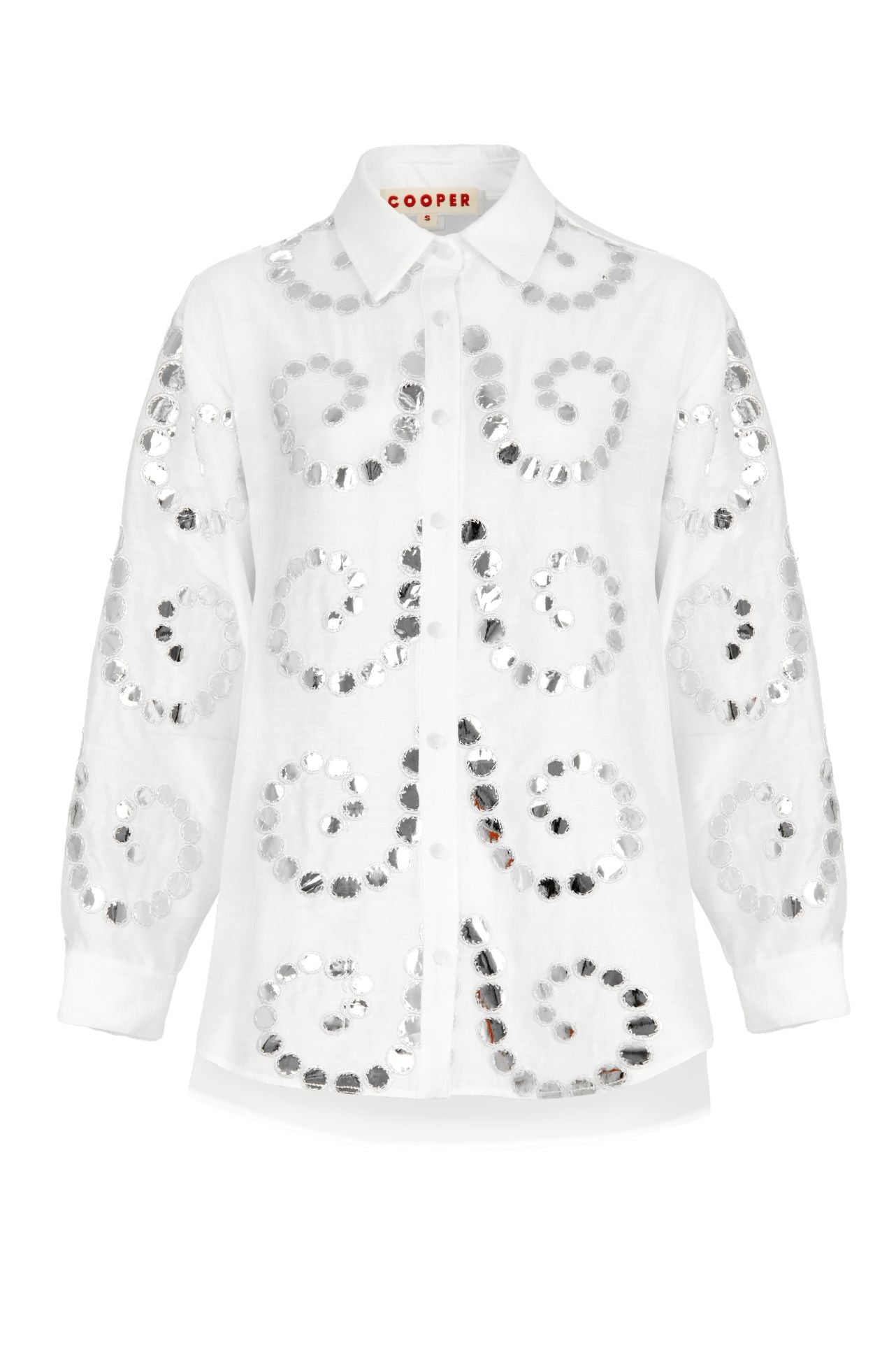 Cooper - A Mirror Party Just Casually Shirt in White