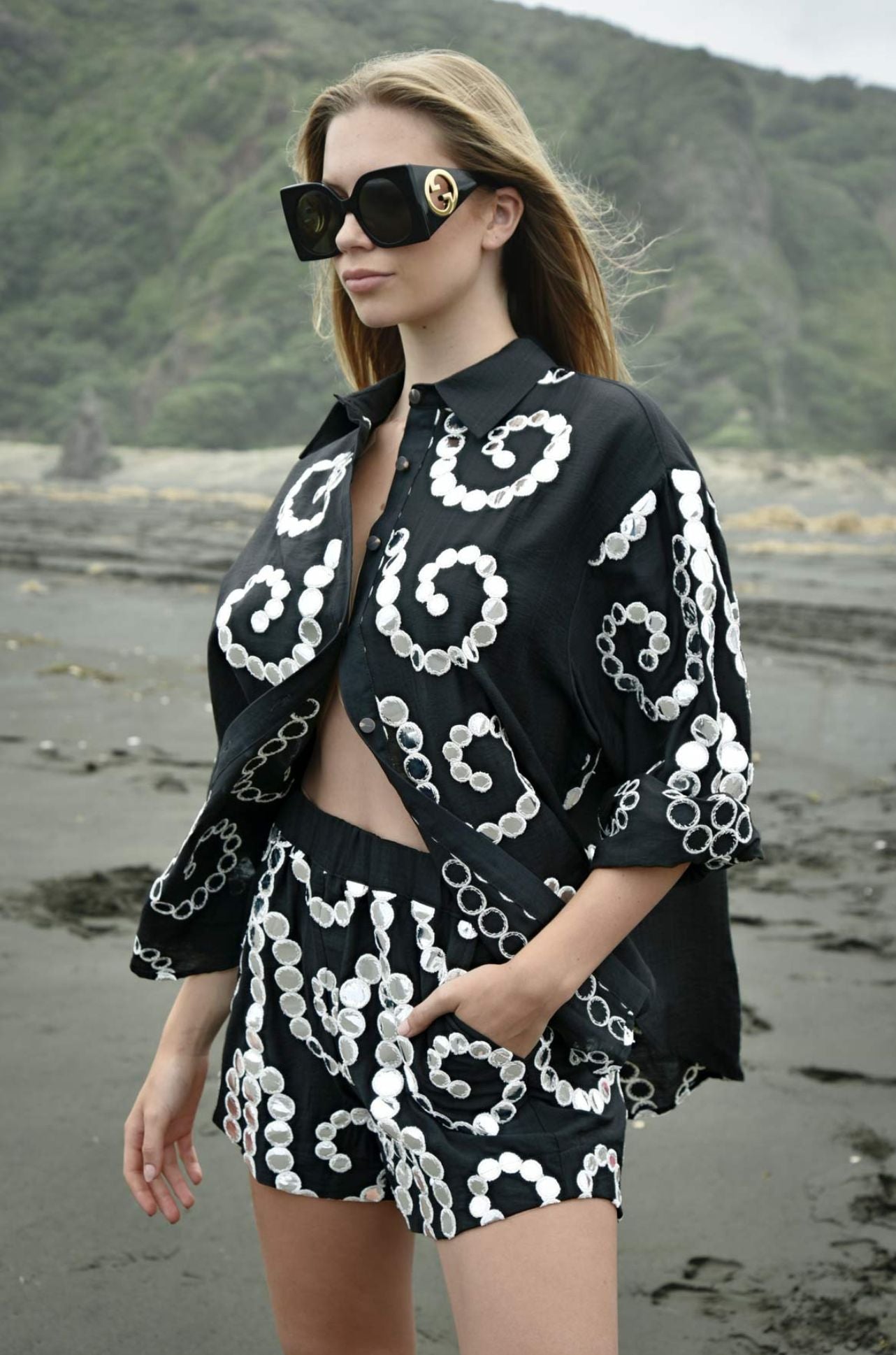 Cooper - A Mirror Party The Short Of It Short in Black