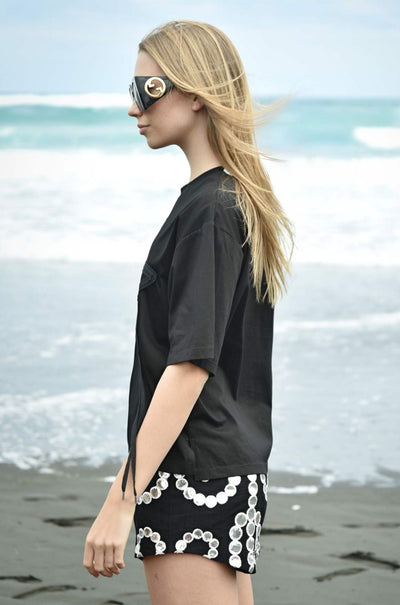 Cooper - A Mirror Party The Short Of It Short in Black