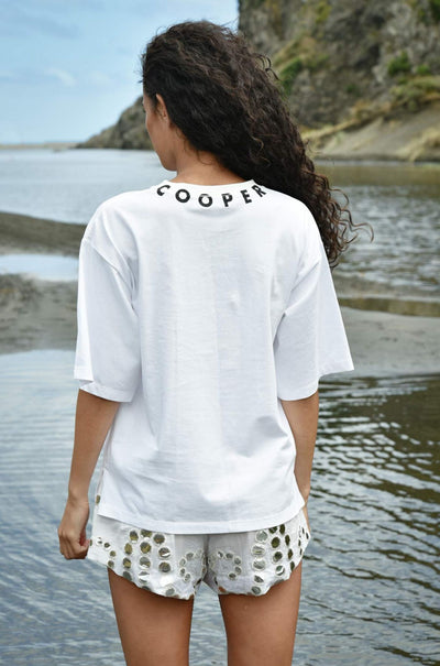 Cooper - A Mirror Party The Short Of It Short in White