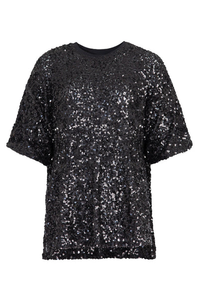 Cooper - The Twinkle Squad Shine Queens Top in Black