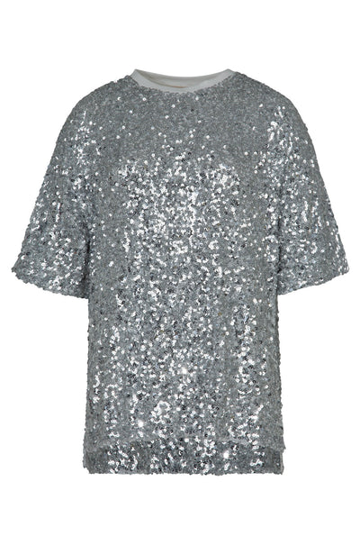 Cooper - The Twinkle Squad Shine Queens Top in Silver