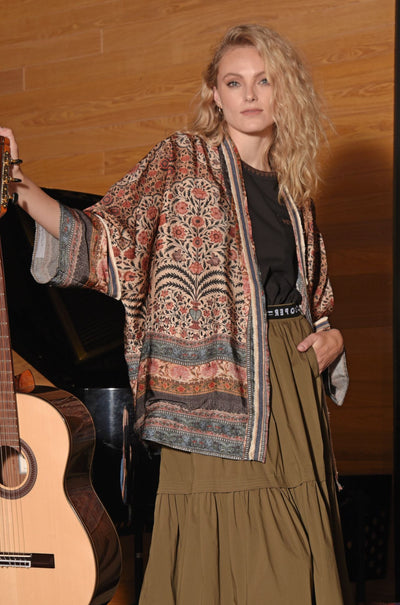 Cooper - Moroccan Moonlight Kimono Over Kimono
