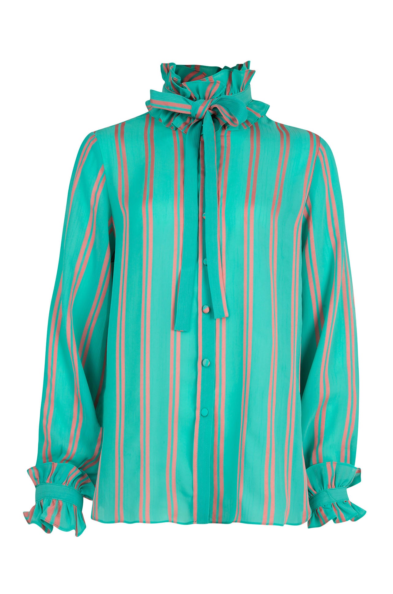 Coop - Candy Stripe Pretty Tied Up Blouse