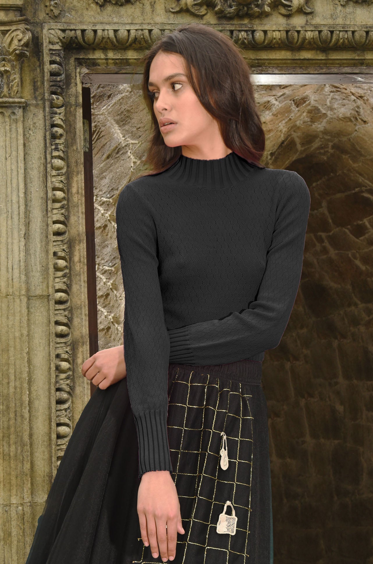 Coop - From The Heart Hearten Up Top in Black