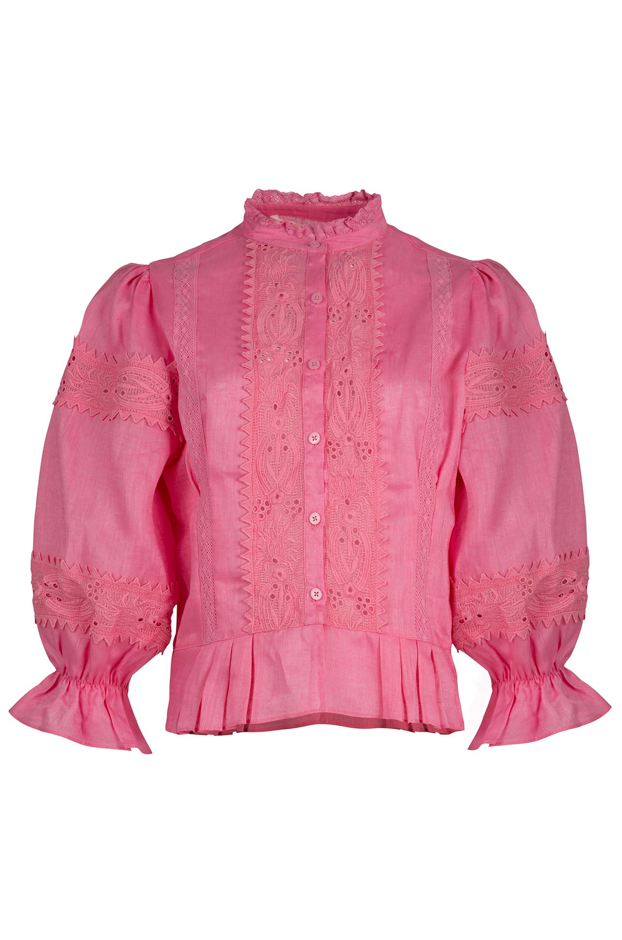 Coop - Lace Station Lace Age Blouse in Pink