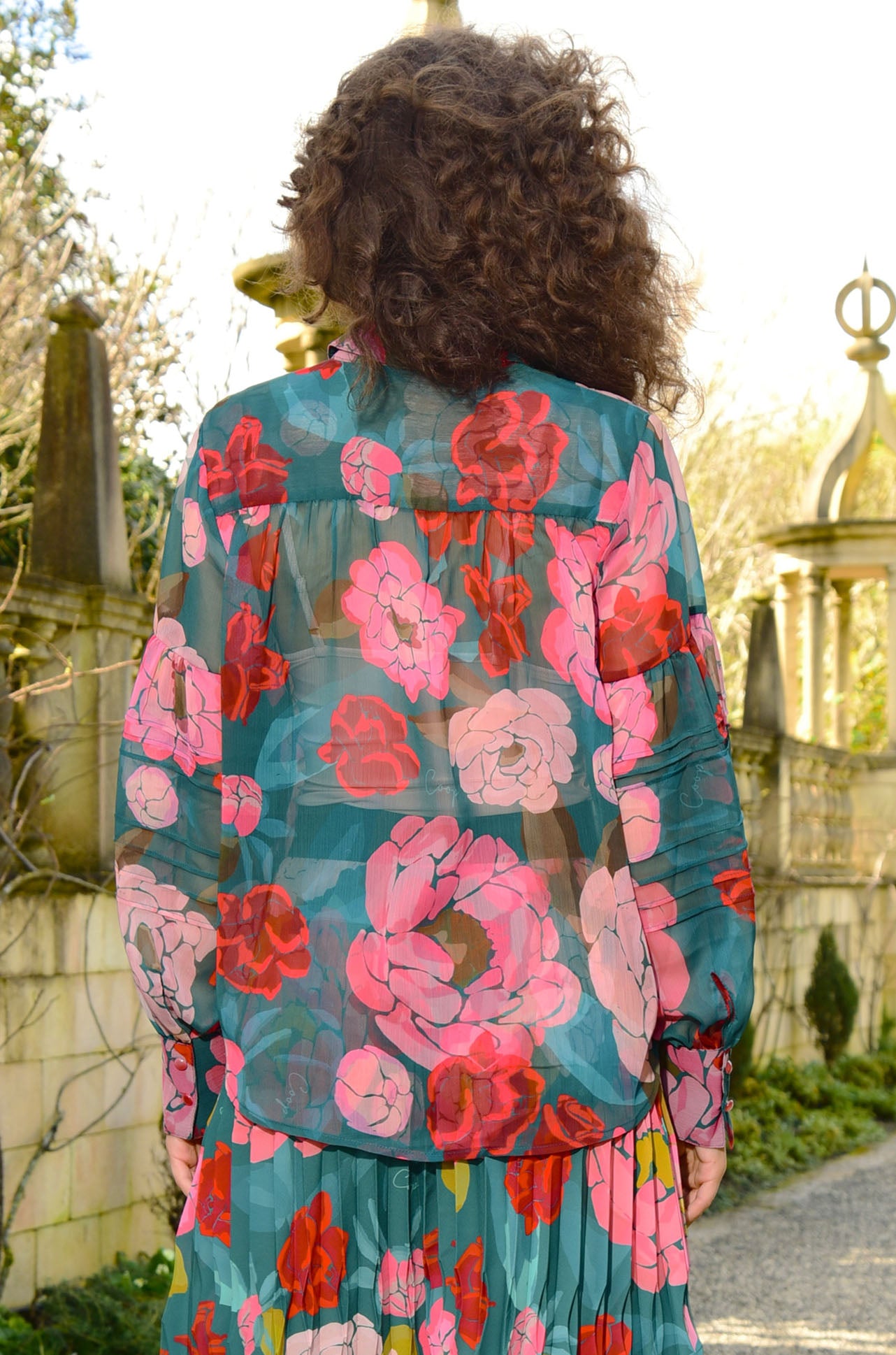 Coop - Rosy Future Pin Tuck Of The Draw Blouse