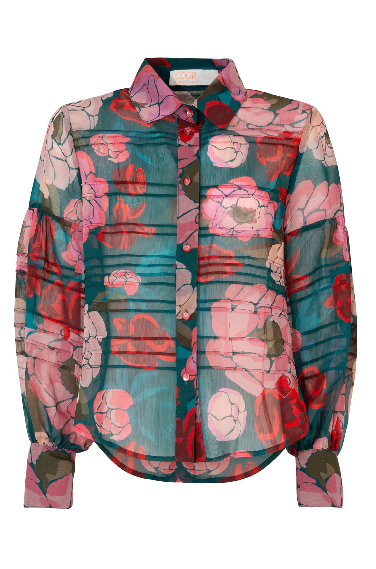 Coop - Rosy Future Pin Tuck Of The Draw Blouse