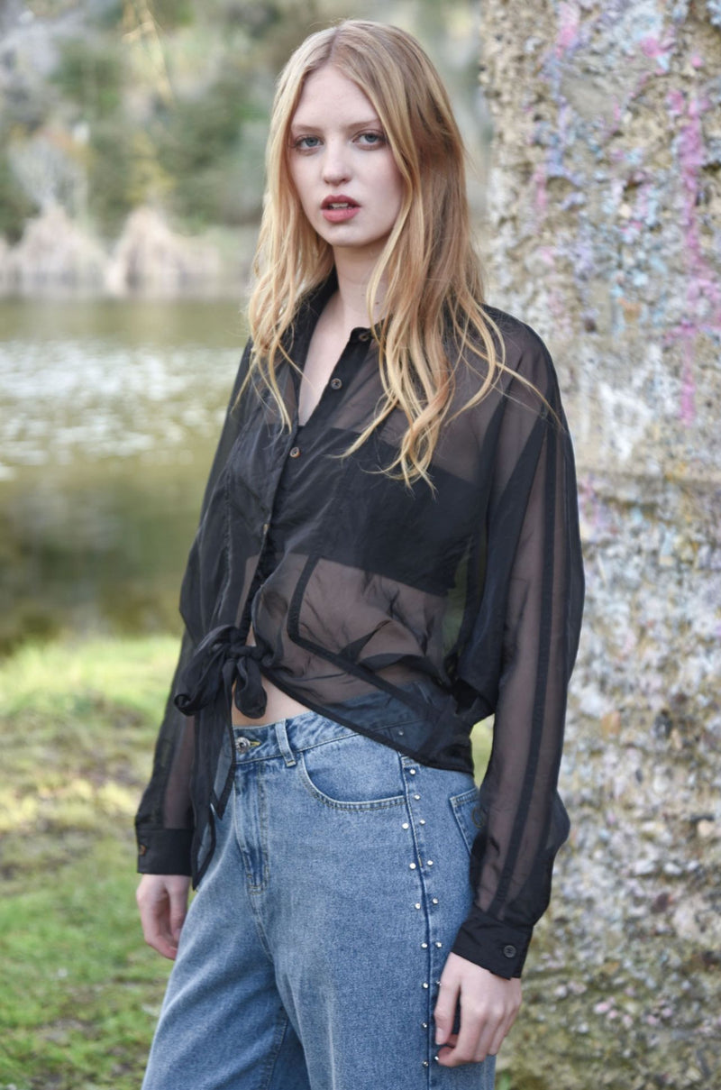 Coop - Organza Bonanza Tied and Tested Blouse