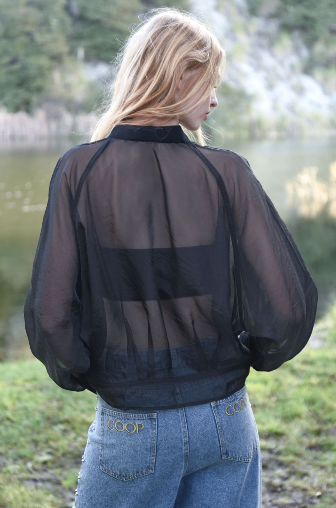 Coop - Organza Bonanza Tied and Tested Blouse