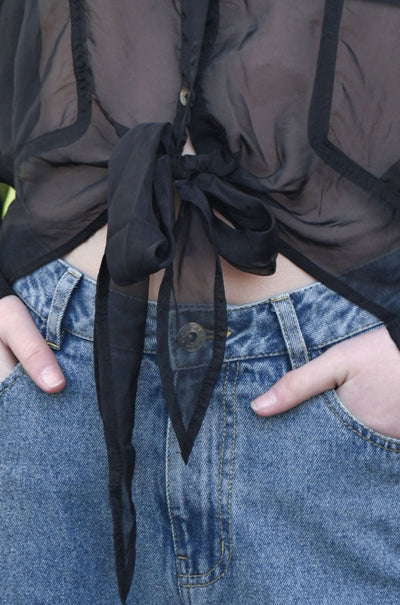 Coop - Organza Bonanza Tied and Tested Blouse