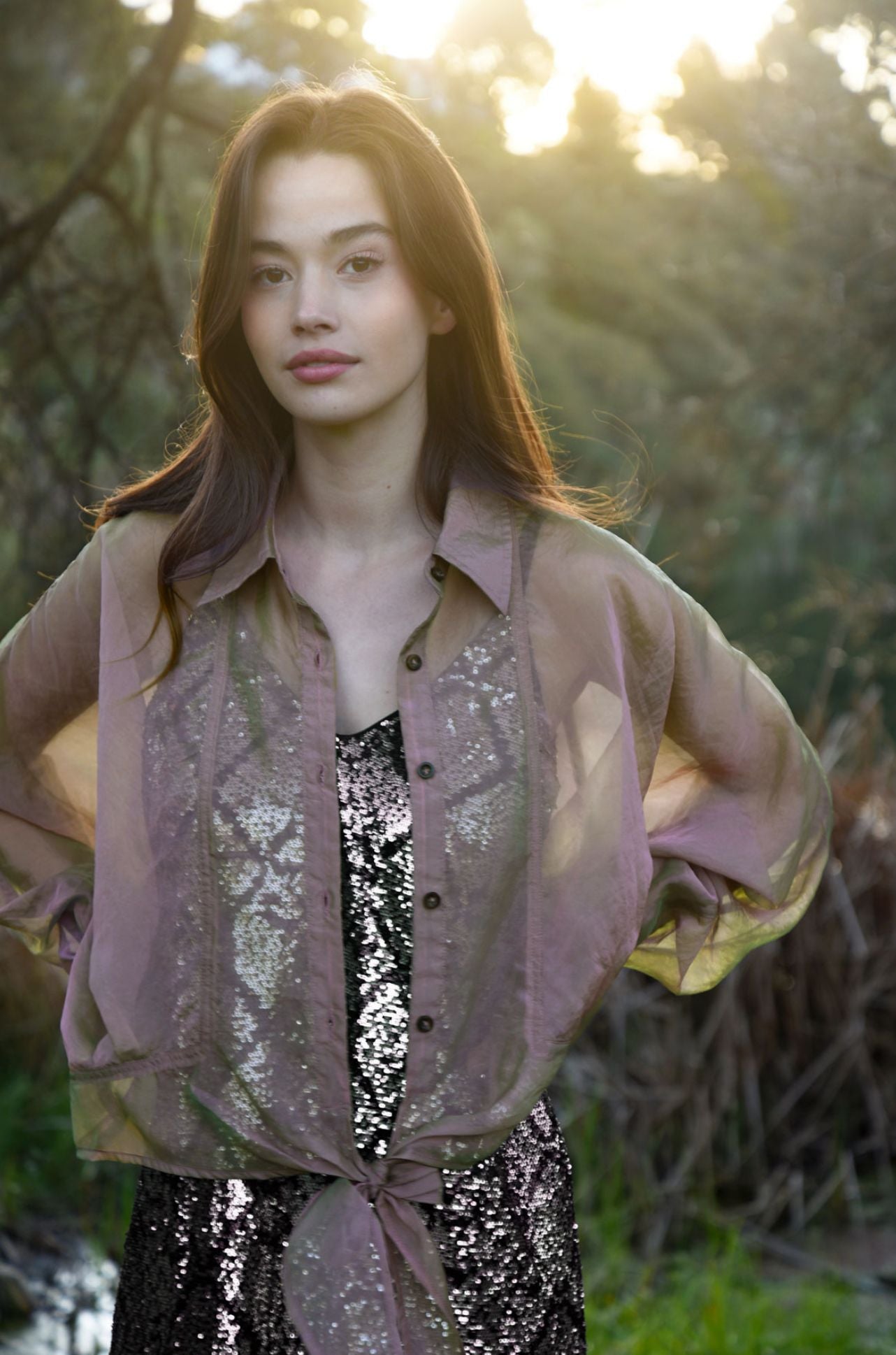 Coop - Organza Bonanza Tied and Tested Blouse