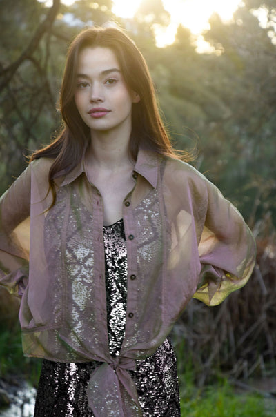 Coop - Organza Bonanza Tied and Tested Blouse