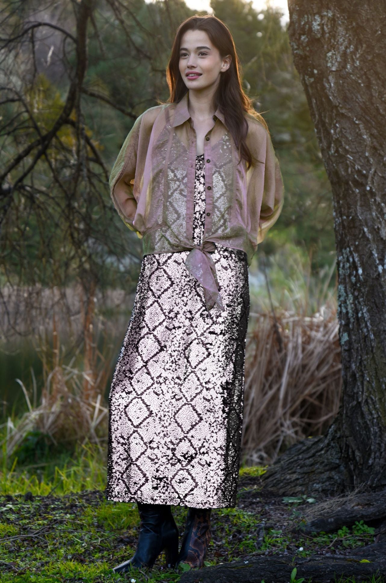 Coop - Organza Bonanza Tied and Tested Blouse