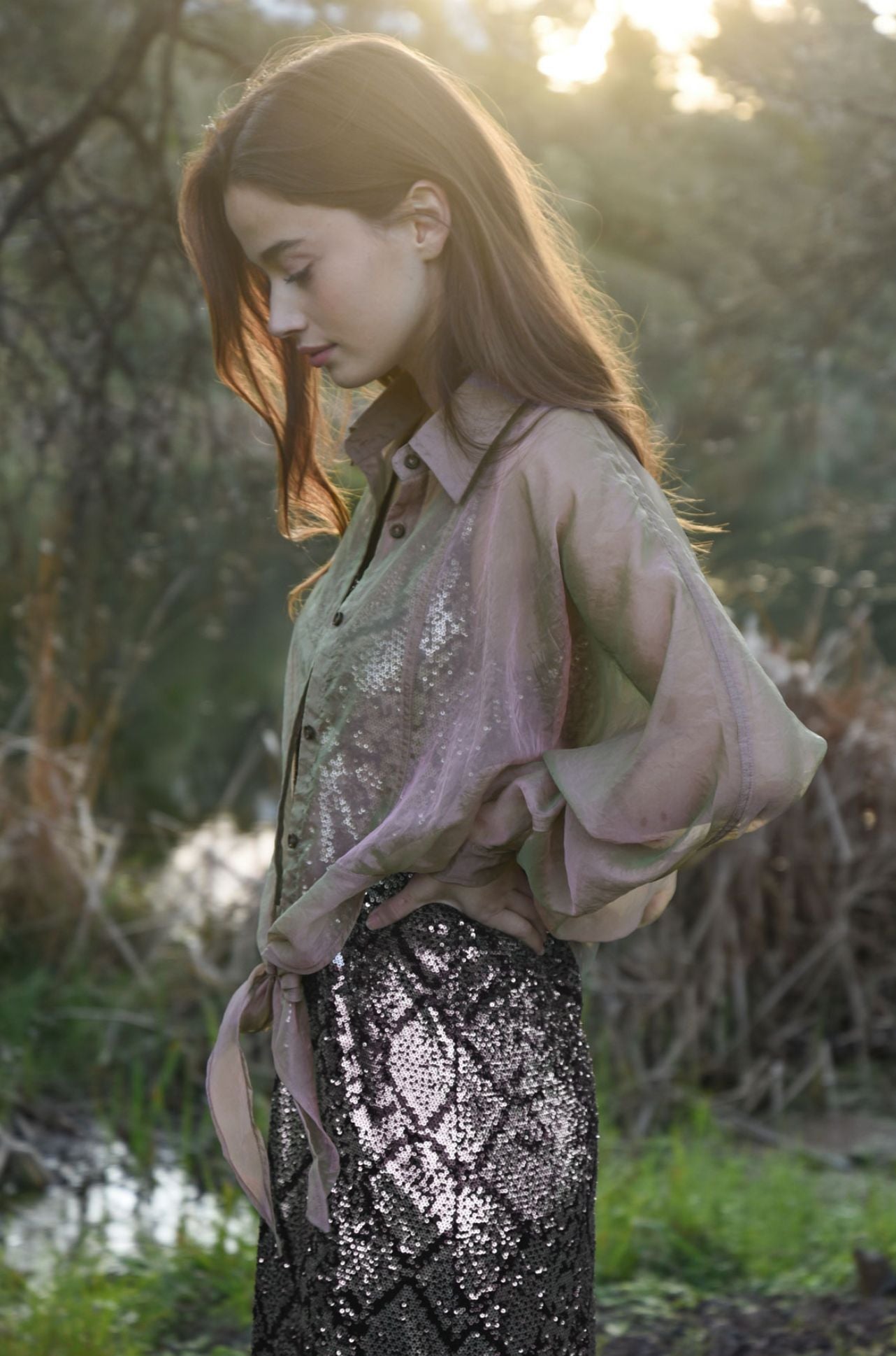 Coop - Organza Bonanza Tied and Tested Blouse