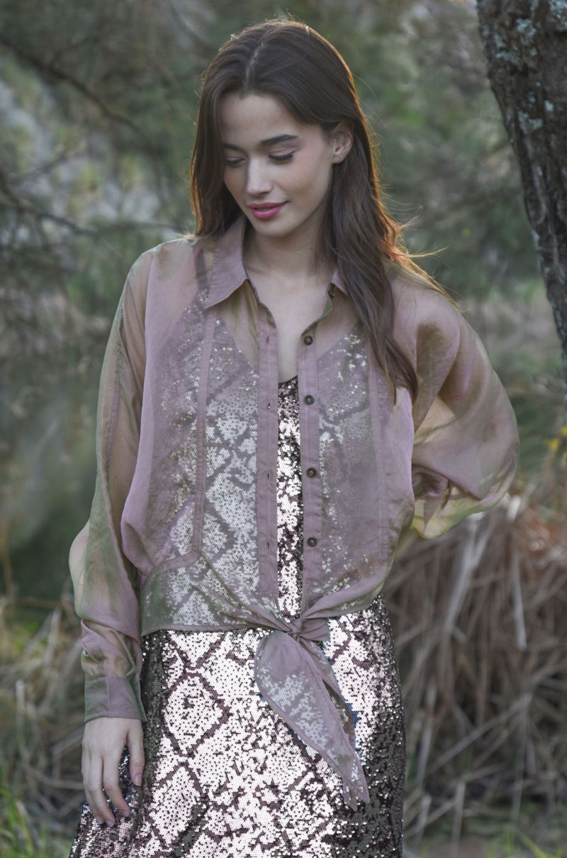 Coop - Organza Bonanza Tied and Tested Blouse