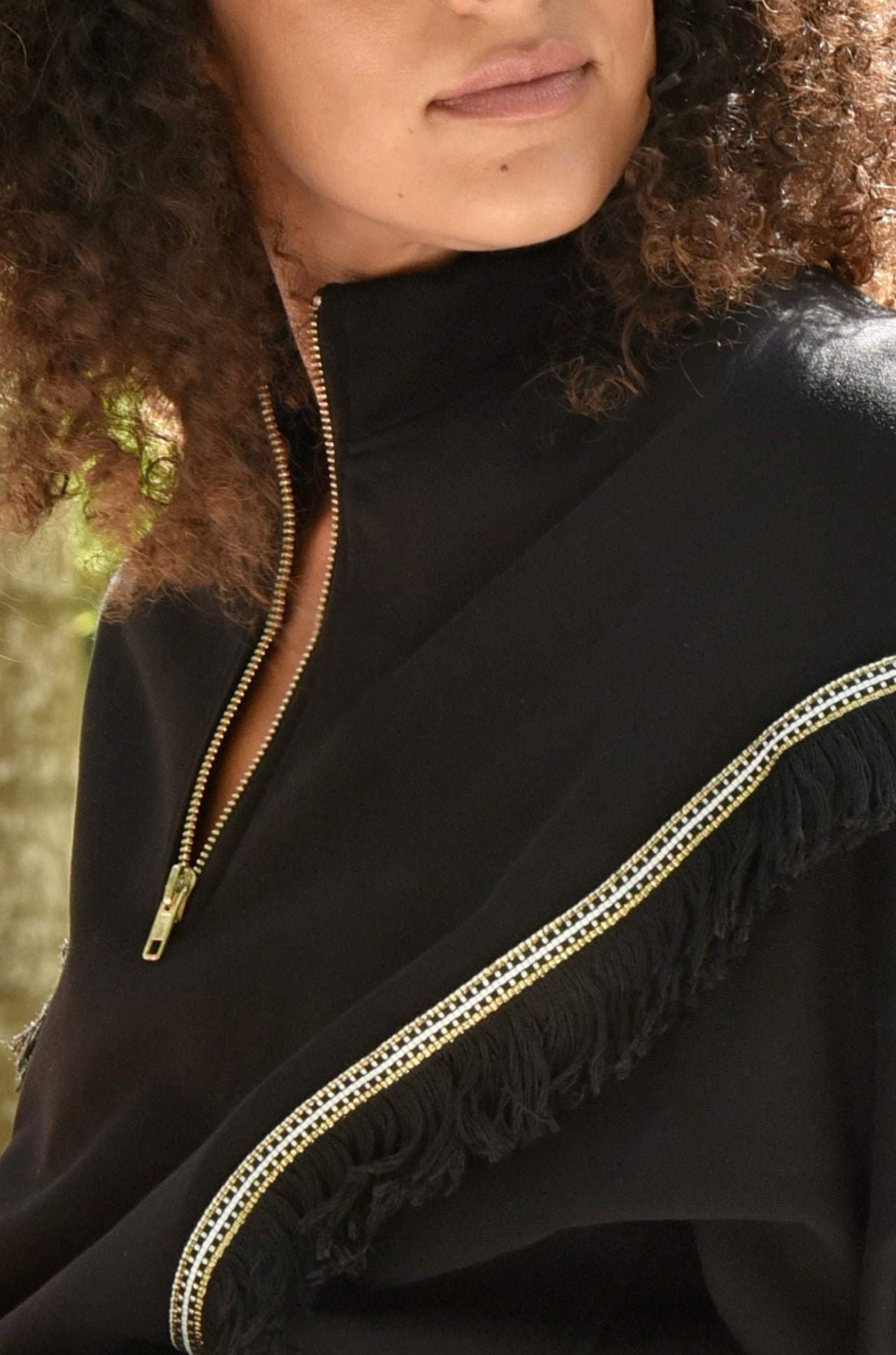 Coop - No Sweat Zip N Slide Sweatshirt in Black
