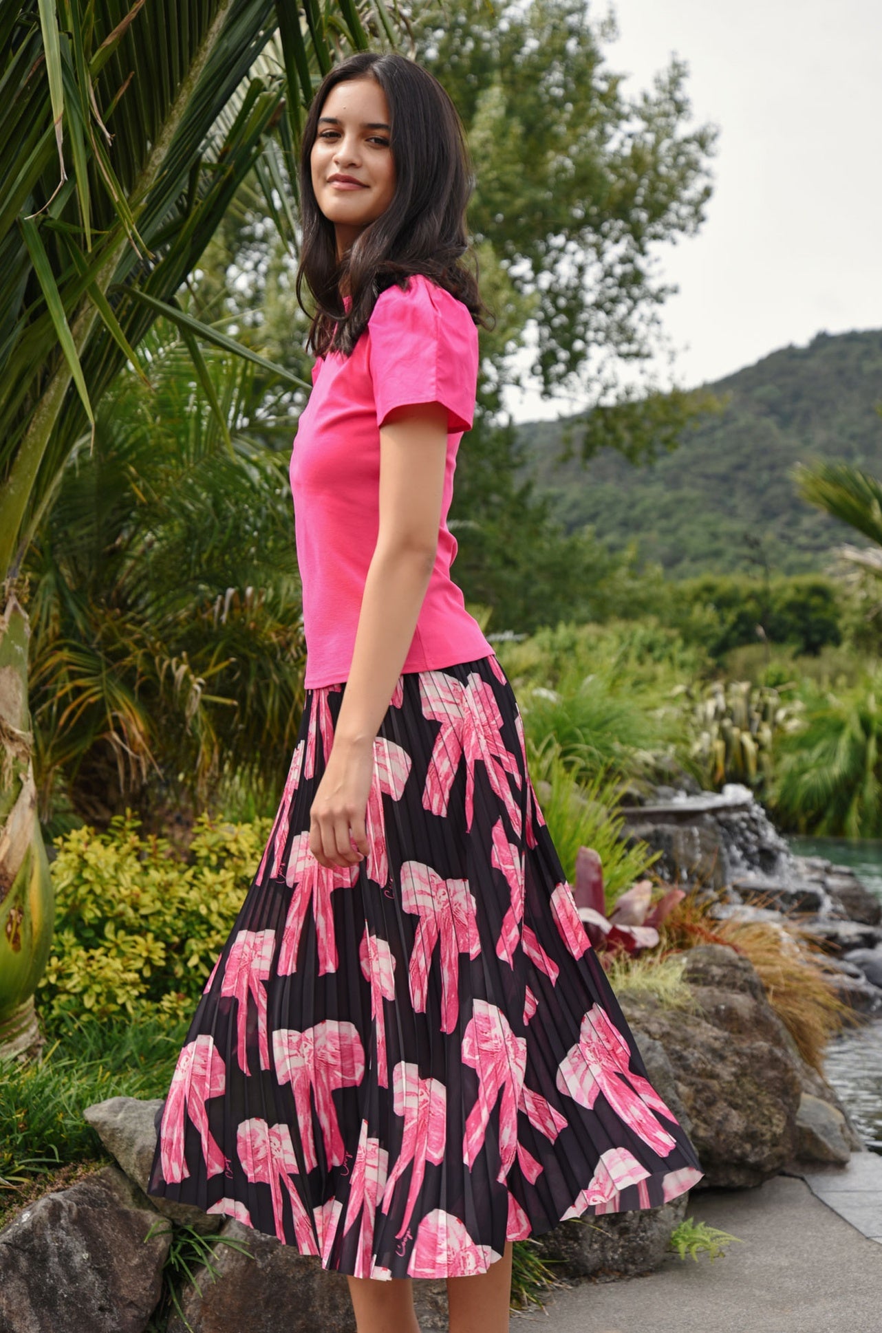Coop - Bow-Hemian Crowd Pleater Skirt