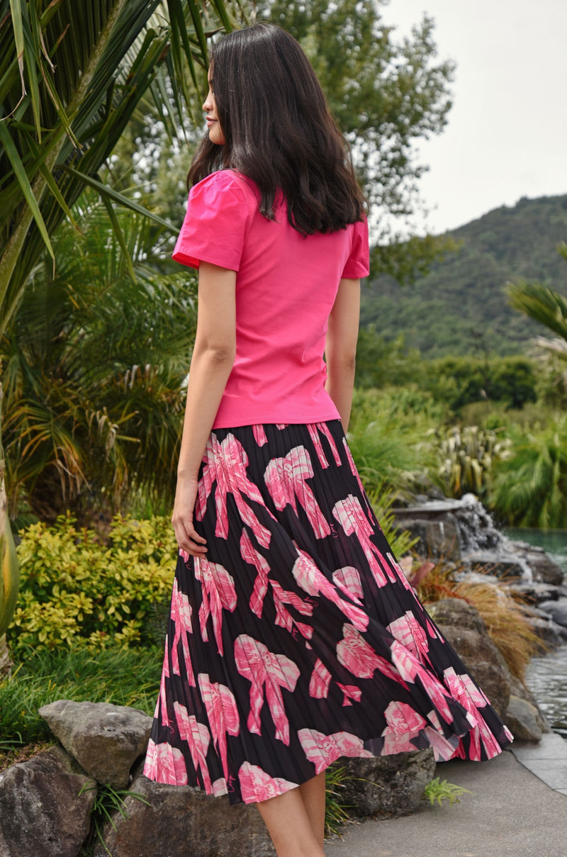 Coop - Bow-Hemian Crowd Pleater Skirt