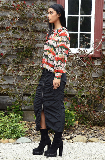 Coop - Ruching Around Zip It Up Skirt