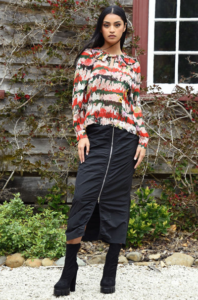 Coop - Ruching Around Zip It Up Skirt