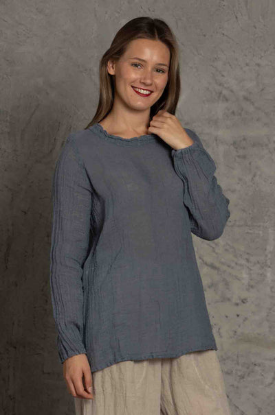 La Bottega Di Brunella - Camicia Promessa in Garzata