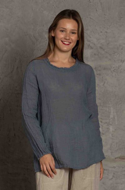 La Bottega Di Brunella - Camicia Promessa in Garzata
