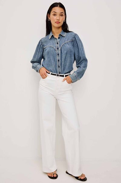 Rails - Campbell LS Button Down in Blue Ridge