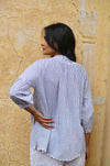 Azure and Indigo - Capri Blouse