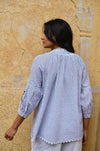 Azure and Indigo - Capri Blouse
