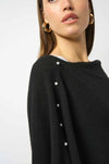 Joseph Ribkoff - Cashmere Poncho w/ Pearl Detailing
