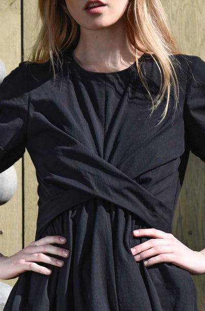 Trelise Cooper - Cotton Apple Caught In A Twist Dress in Black