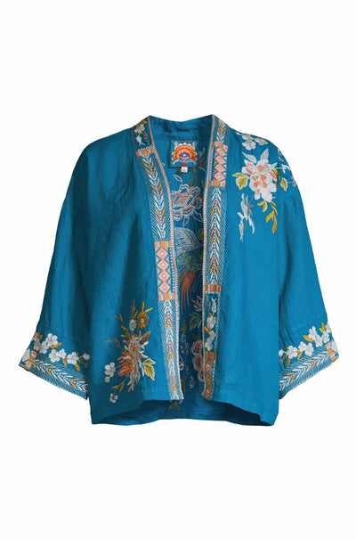 Johnny Was - Ceretti Linen Cropped Kimono