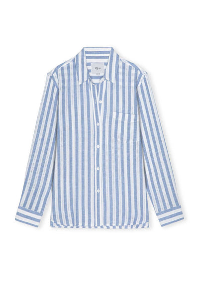 Rails - Charli LS Button Down in Atlantis Stripe